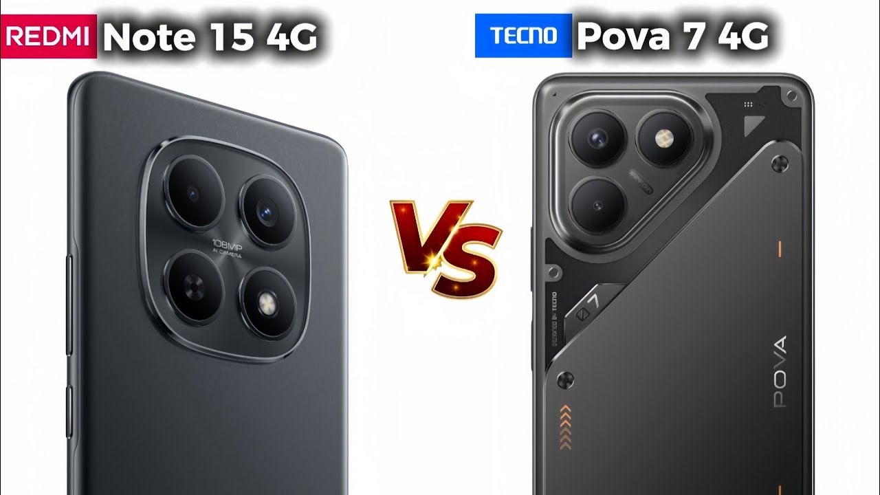 REDMI Note 15 4G vs TECNO Pova 7 4G | Who is the best for you?
