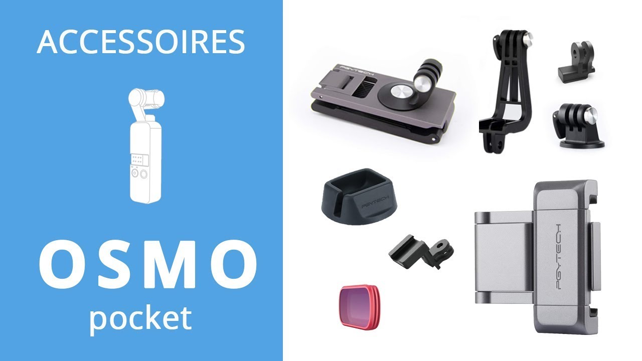 DJI OSMO POCKET : NOUVEAUX ACCESSOIRES PGYTECH