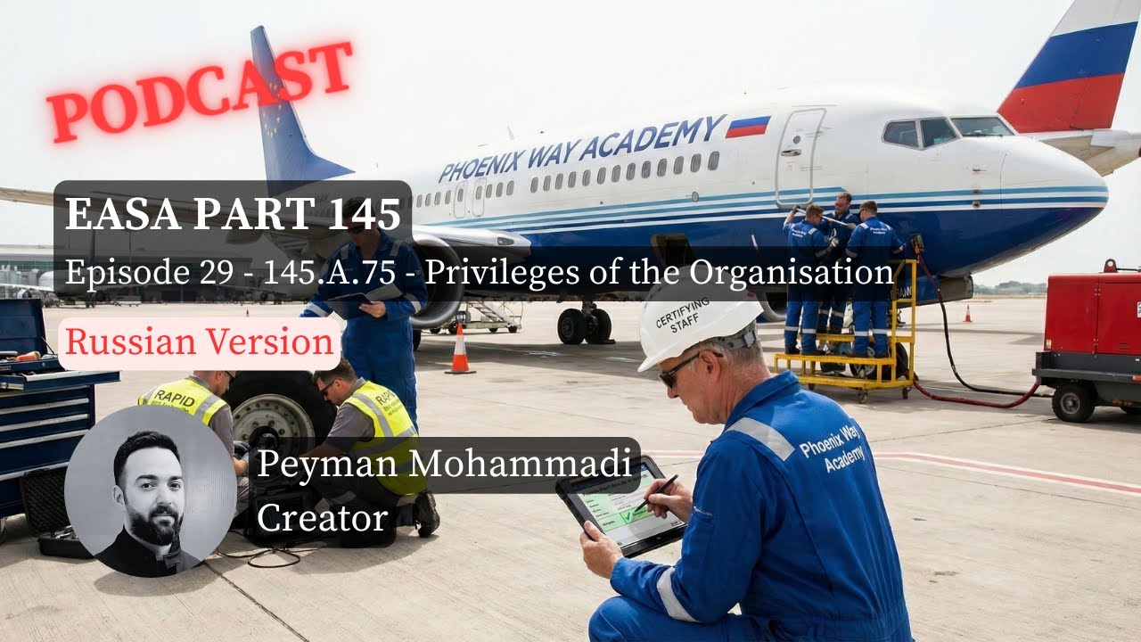 EASA Part 145.A.75 - Privileges of the Organisation - Subcontracting Explained (Russian)