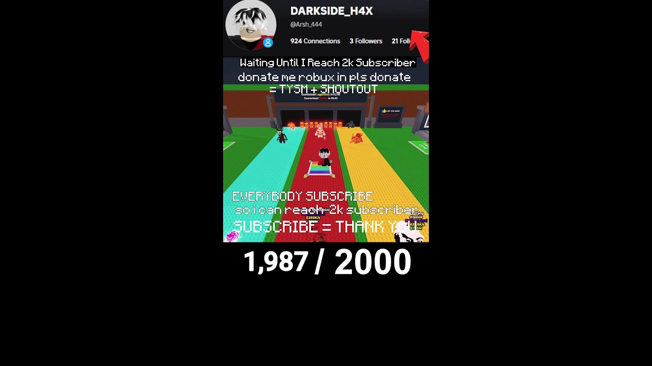 waiting until I reach 2k Subscriber