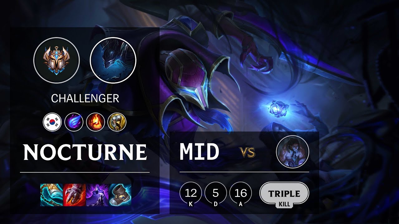 Nocturne Mid vs Sylas - KR Challenger Patch 11.23