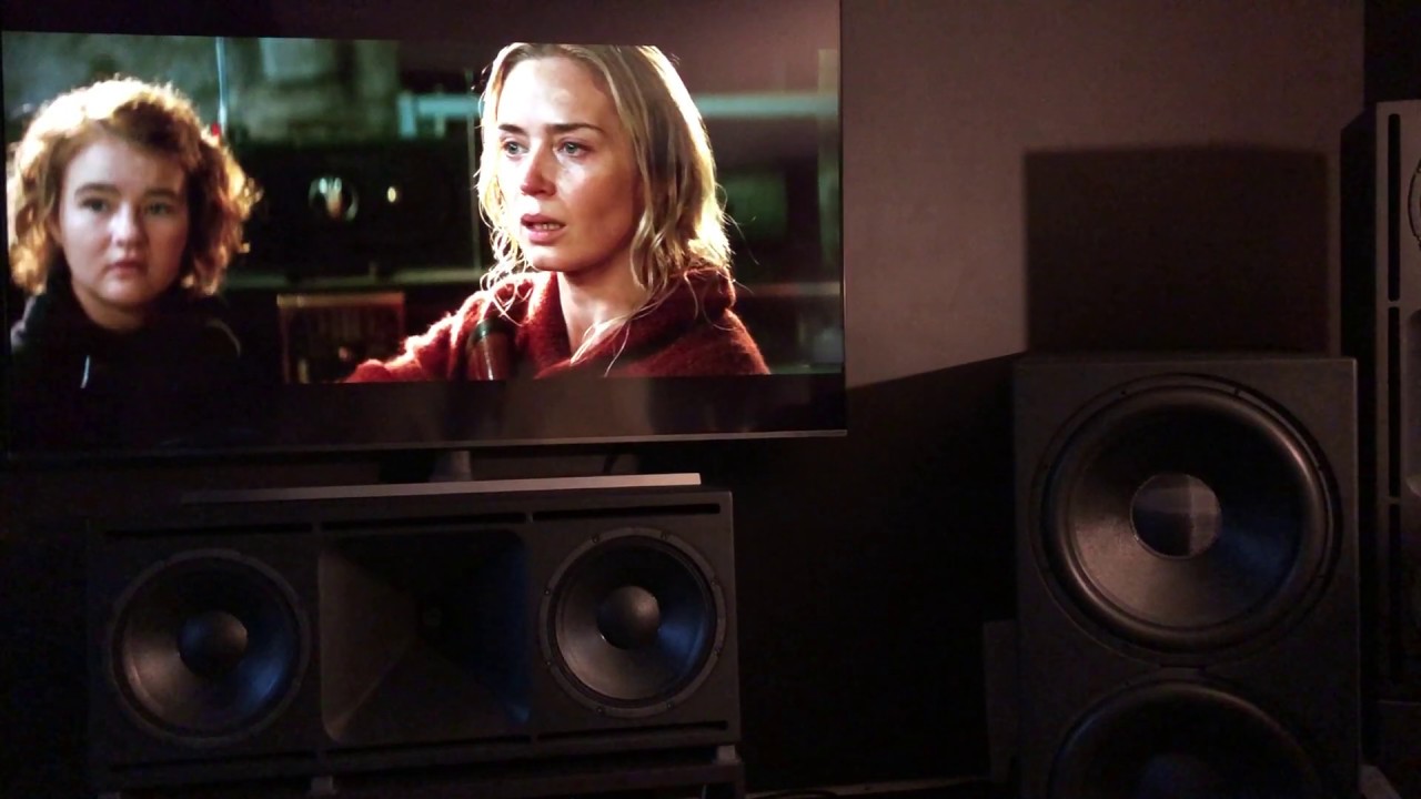 A Quiet Place - Now Hear This scene with JTR Speakers Noesis 212HTs and Captivator 4000ULF
