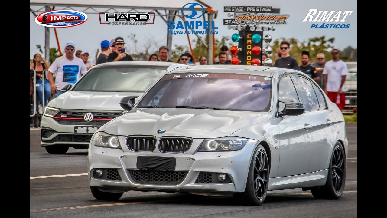 Assando - BMW 335 na Meia Milha Race 100/200 no Aeroporto de Franca