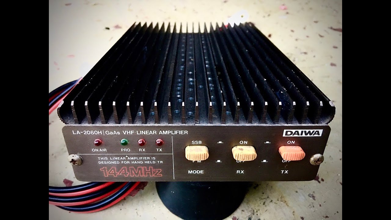 DAIWA. LA-2080H GaAs VHF LINEAR AMPLIFIER test by 153E251