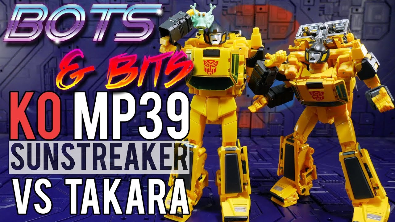 KO MP39 Sunstreaker VS Takara REVIEW
