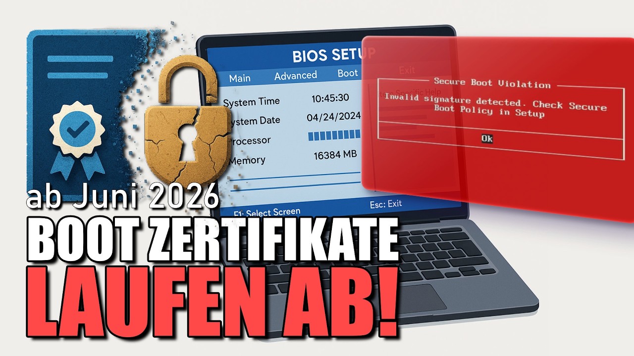 Secure Boot Zertifikate laufen ab: Das müsst ihr jetzt wissen!