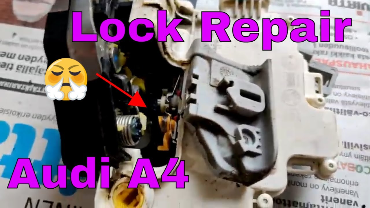 Audi A4 B8 Lock Actuator Repair