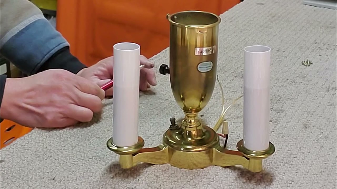 How to replace the mogul socket and on/off switch of a Stiffel Floor Lamp