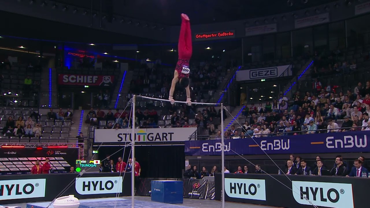 Tomoharu Tsunogai Japan Reck - Gerätfinale EnBW DTB Pokal 2024 Stuttgart