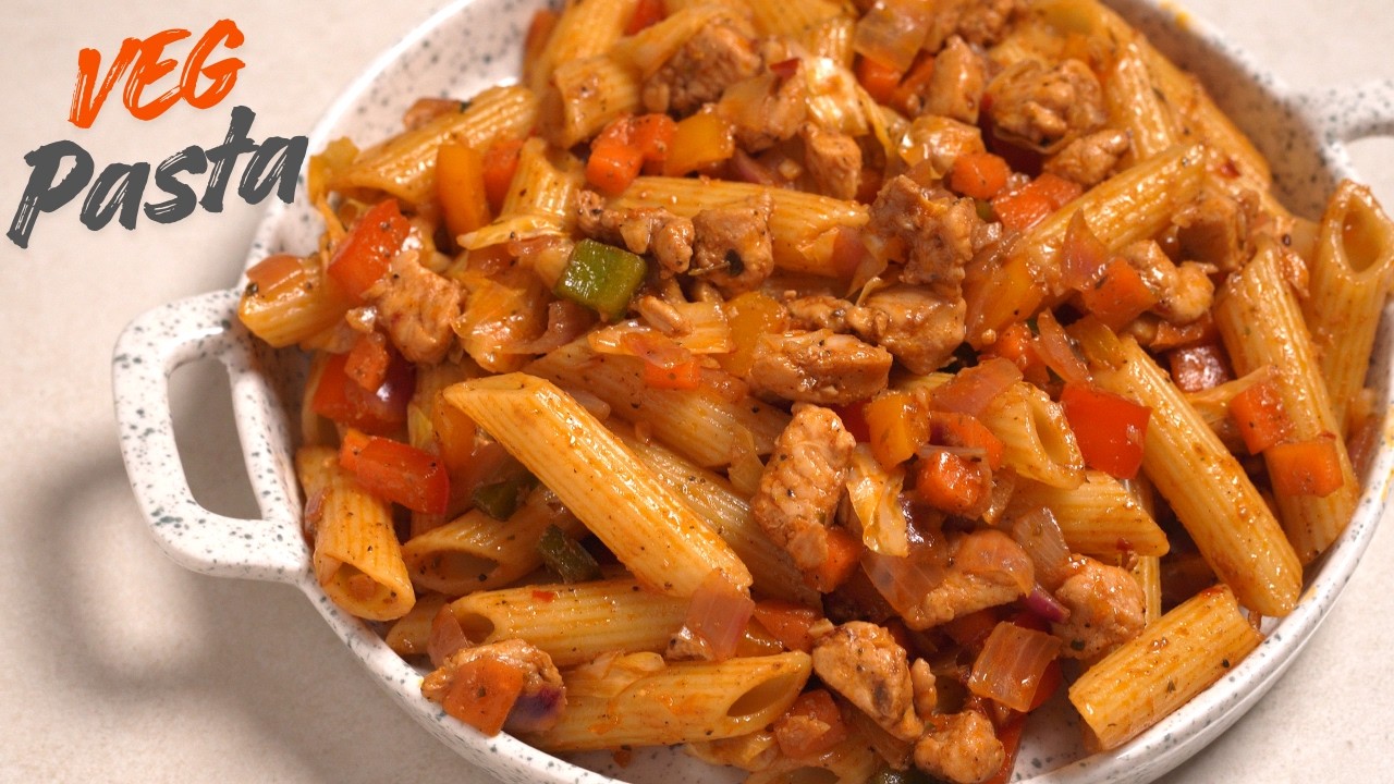 Chicken Vegetable Pasta | Quick Dinner That Tastes AMAZING 🔥