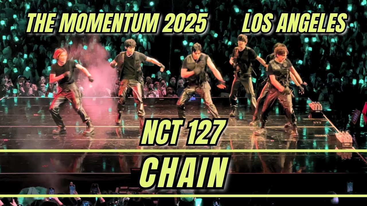 NCT 127 ‘Chain’ Neo City The Momentum Tour in LA Los Angeles 2025 #nct127 #jungwoo #yuta #doyoung