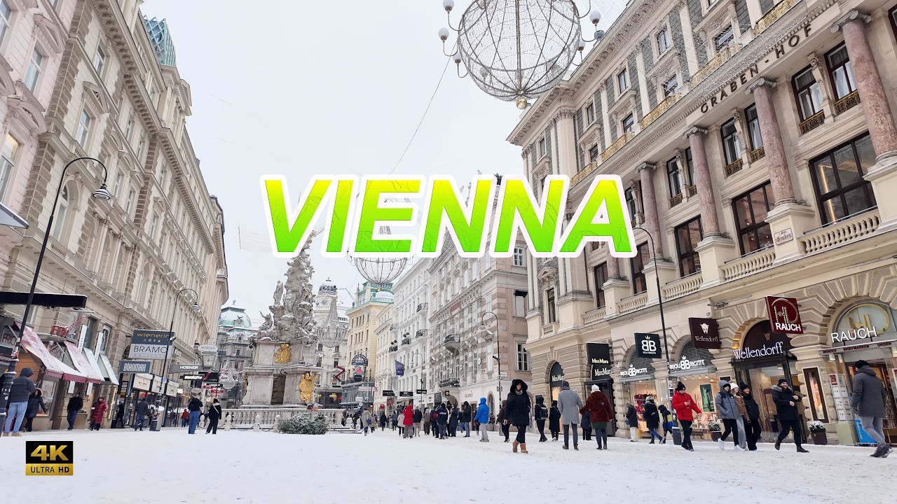 Vienna in Heavy Snowfall 🇦🇹 ❄️ | City Center Walking Tour (4K, Jan 2026)