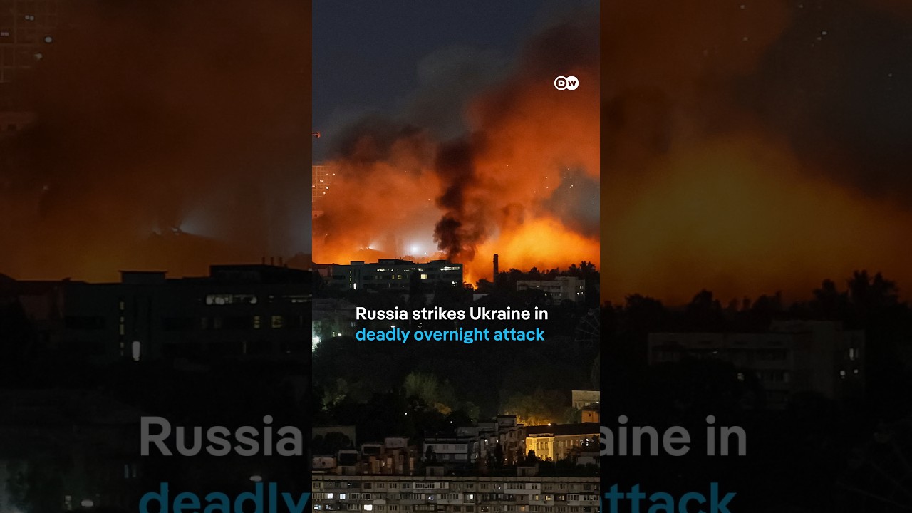 Russia strikes Kyiv in deadly overnight attack | DW News
