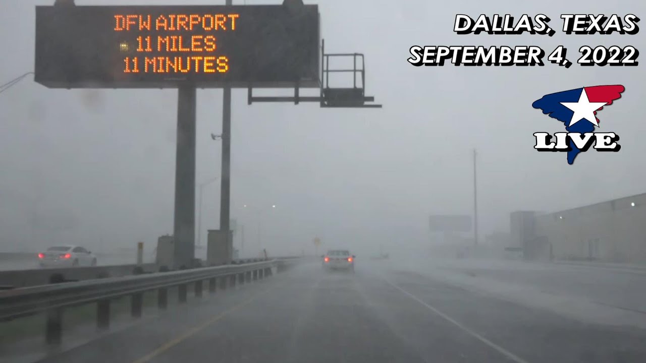 9/4/22 &bull; Dallas, Texas Severe Thunderstorm & Hail Intercept (LIVE from Jason Cooley)