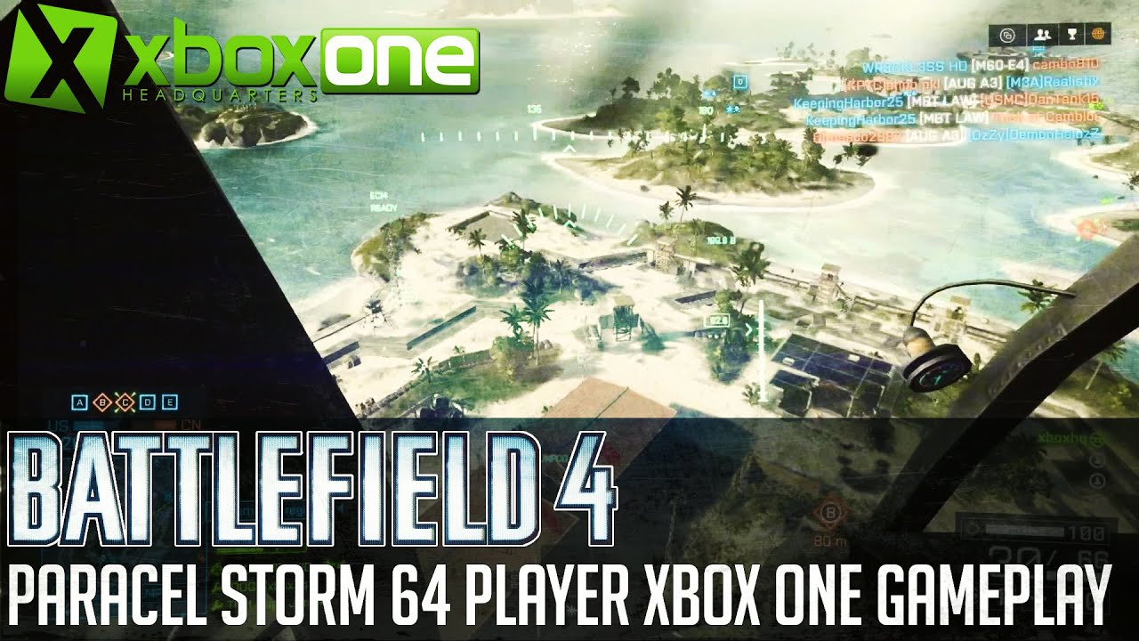 BF4 Paracel Storm 64 Player Xbox One Multiplayer Gameplay (34-0) HD - Battlefield 4 🔥