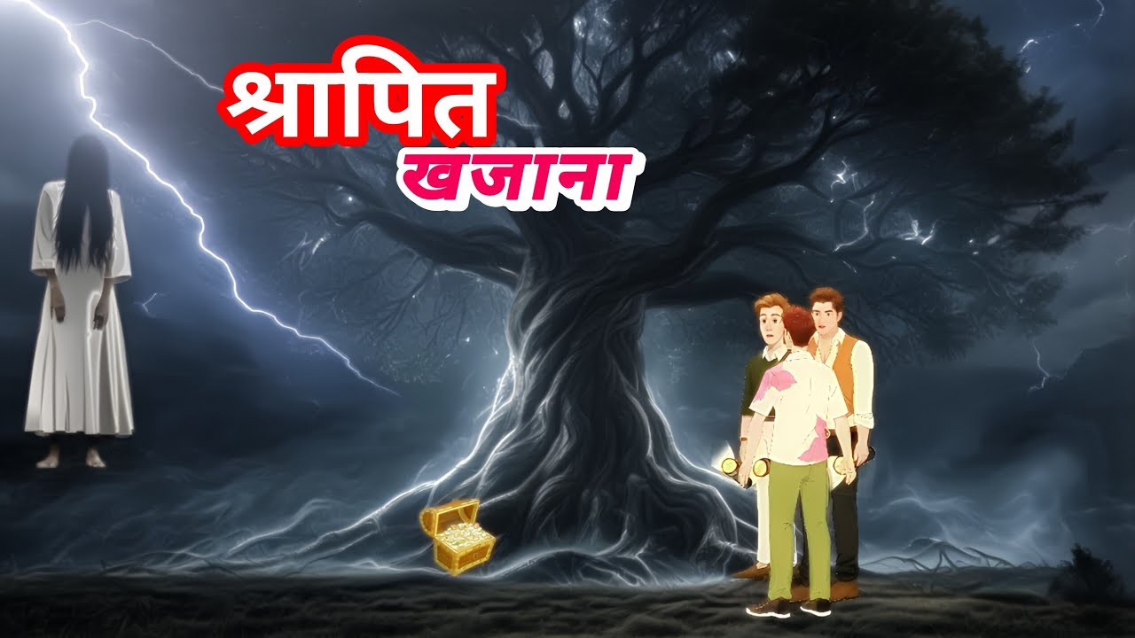 श्रापित खजाना,cursed treasure, horor cartoon story, shrapit khajana, bhootiya story