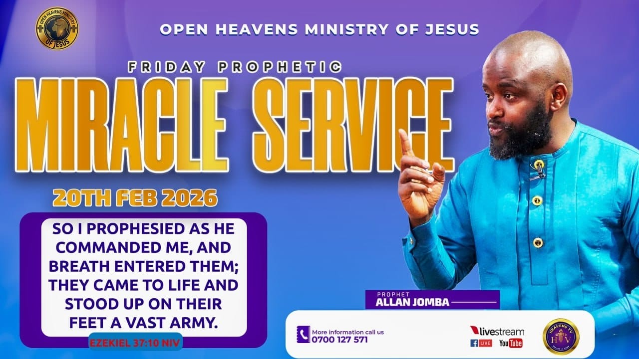 PROPHETIC MIRACLE  SERVICE || 20.02.2026 GIVING DETAILS: MPESA: +254724266266