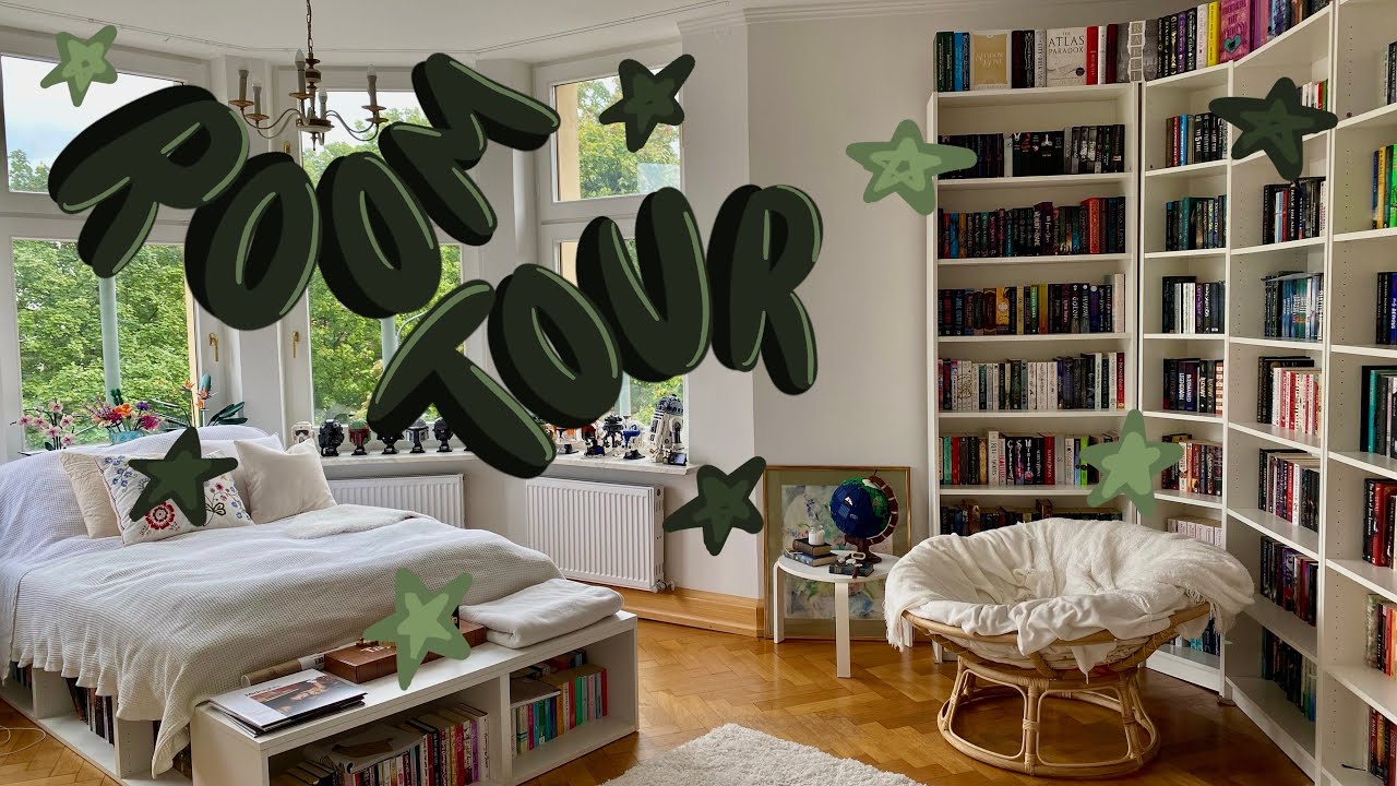 ROOM TOUR ☕️ bookshelf tour, Lego collection &more