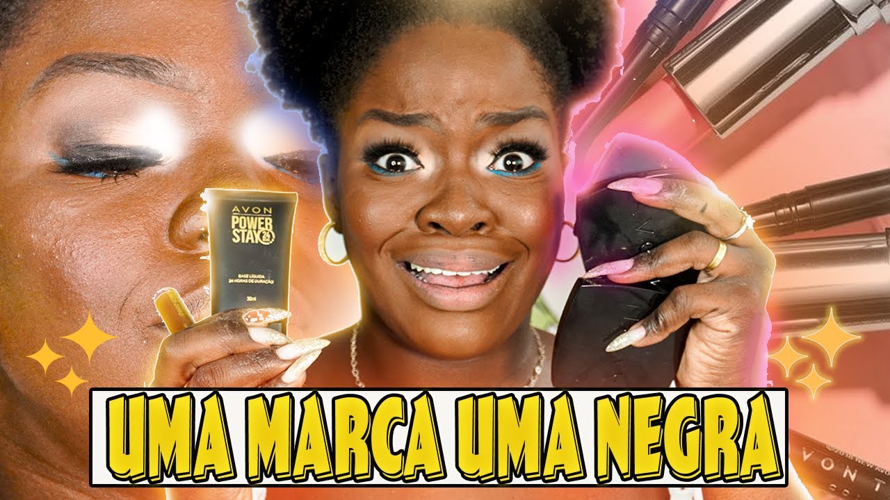 UMA MARCA uma NEGRA AVON campanha Surreal - Juliana Luziê