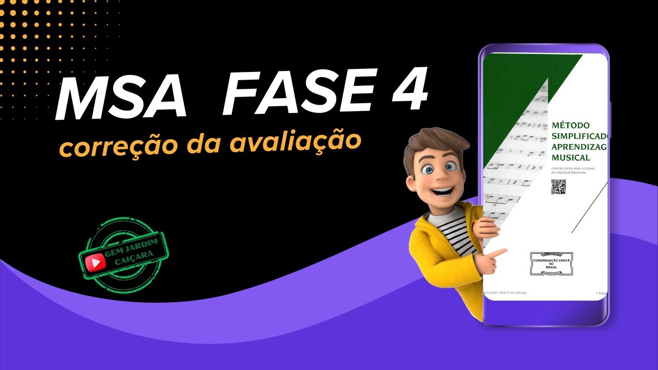 MSA FASE 4 , CORREÇÃO AVALIAÇÃO