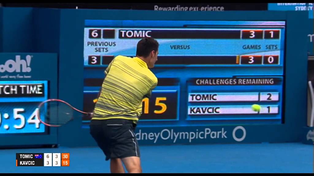 Bernard TOMIC (AUS) vs Blaz KAVCIC (SLO) FULL MATCH Apia International Sydney 2014