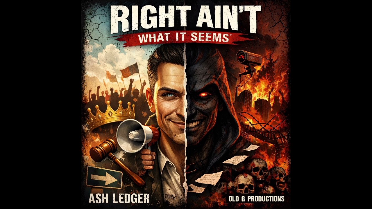 "Right Ain’t What It Seems" by Ash Ledger 