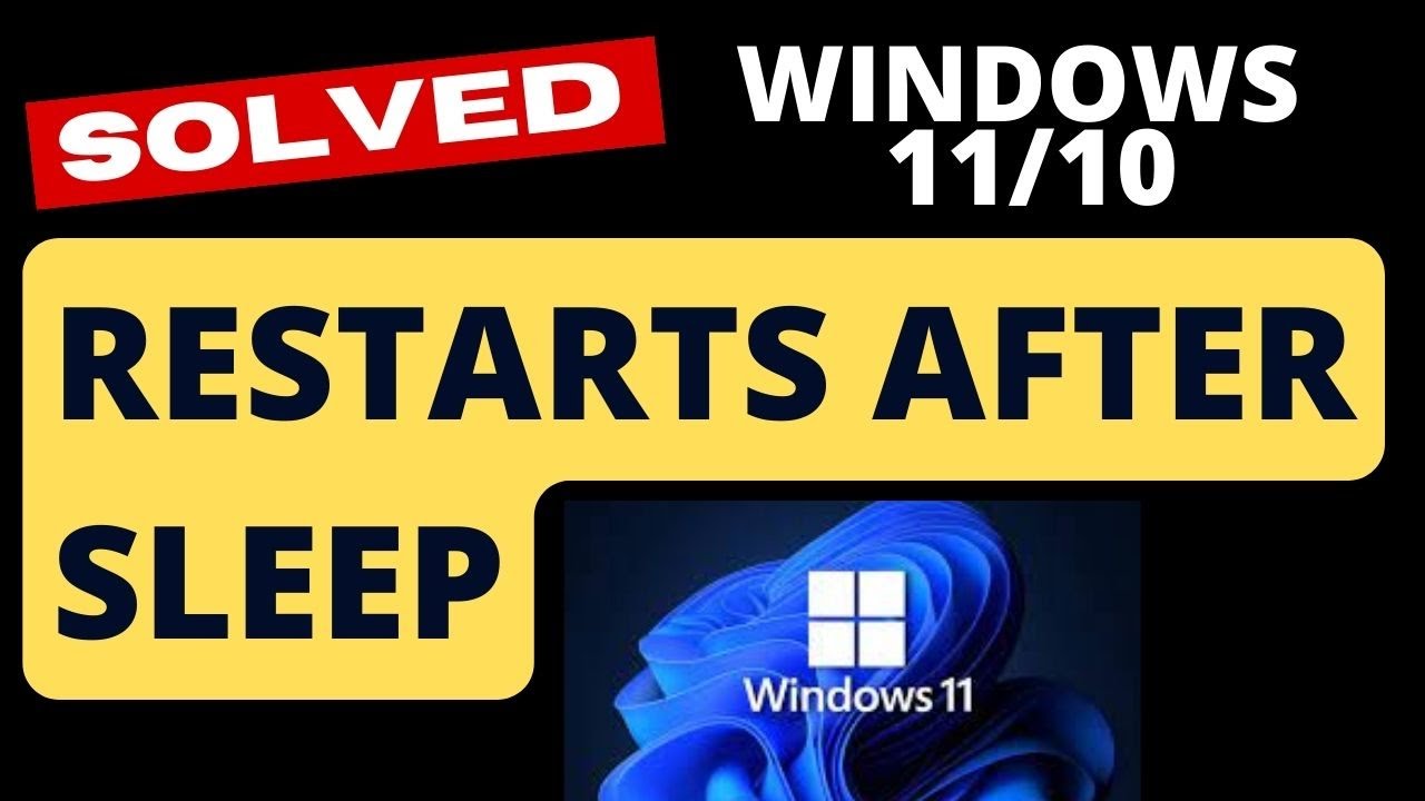 Исправлена ​​перезагрузка Windows после спящего режима в Windows 11/10