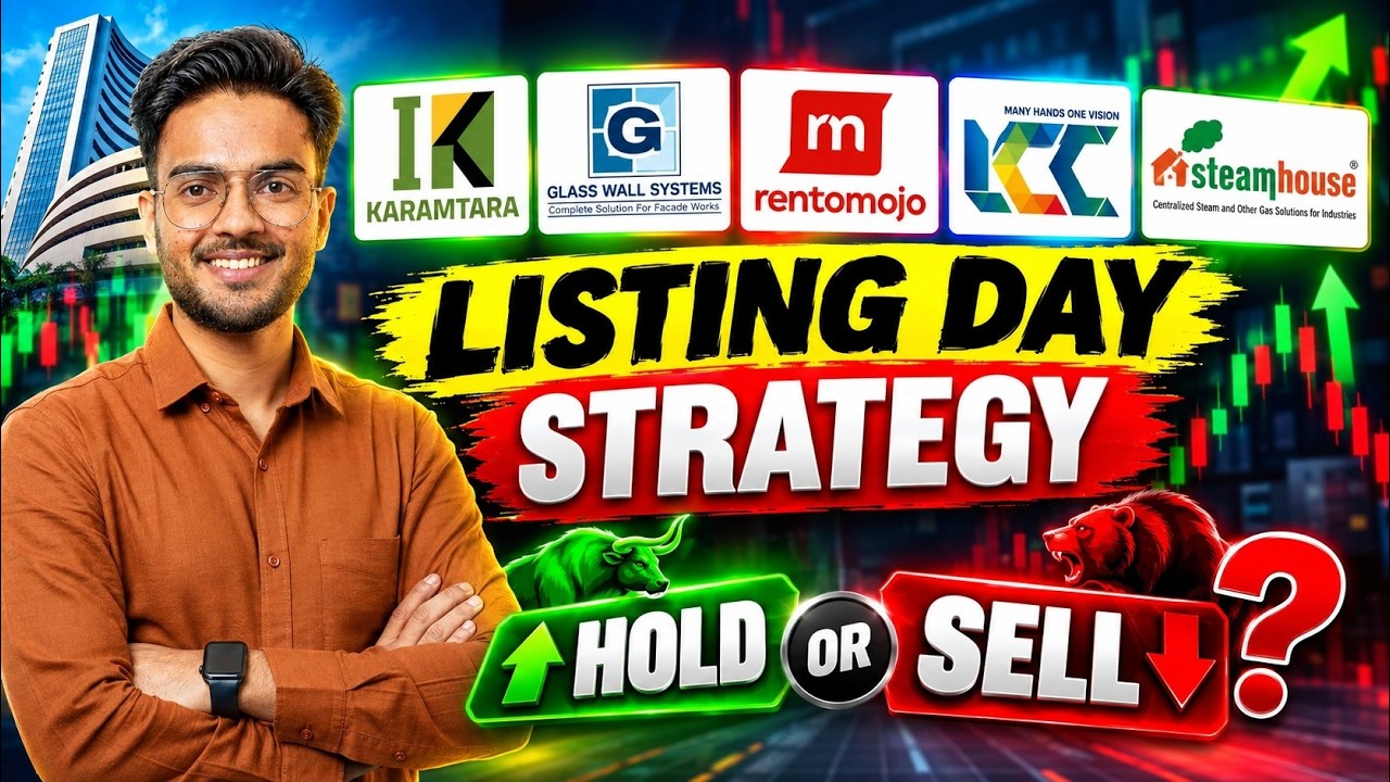 Rentomojo IPO Listing Live | 6 IPO Listing Day Strategy | LCC Projects ,Asset Reconstruction Company