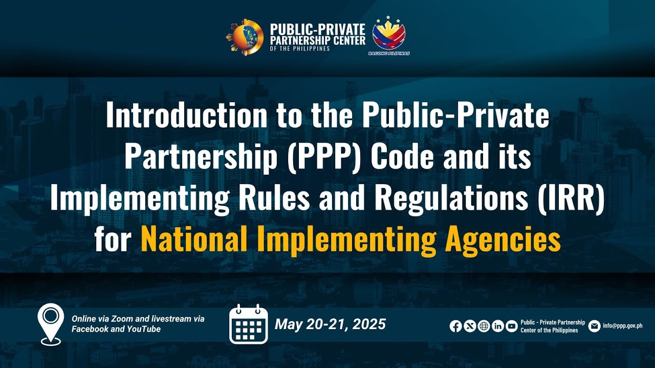 Introduction to the PPP Code and its IRR for National Implementing Agencies
