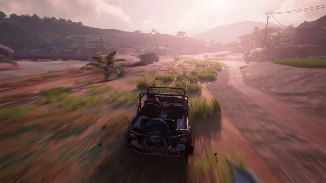 Uncharted 4 Car Chase Scene