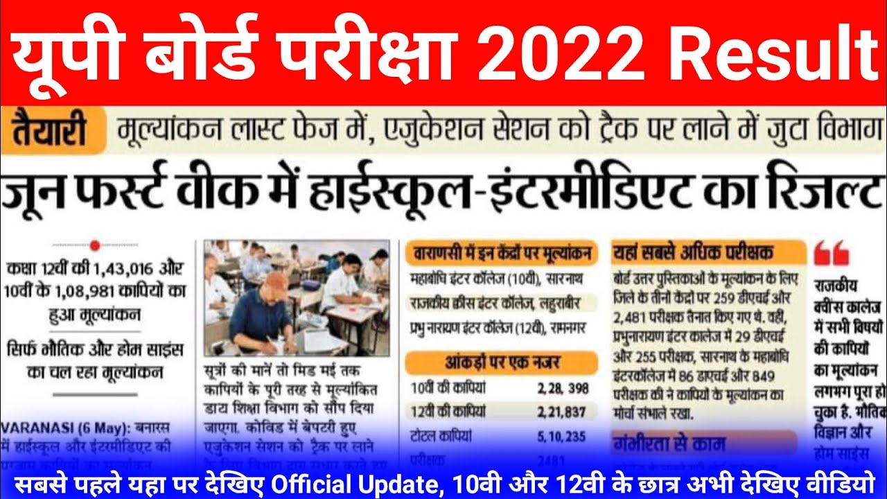 UP board result 2022 | UP Board Exam result kab ayega | intermediate result 2022 | Wireless Classes