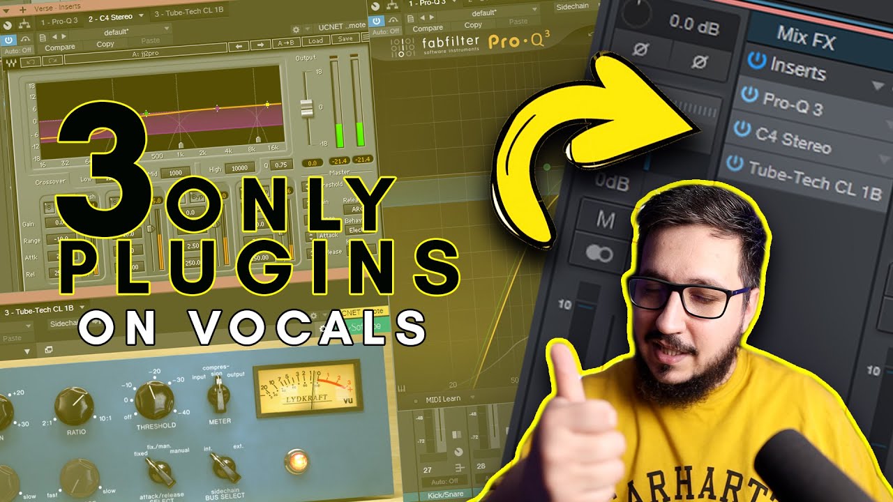 Mixing a Hip Hop Song /// Vocal + Beat Stems Processing  : Keep It Simple