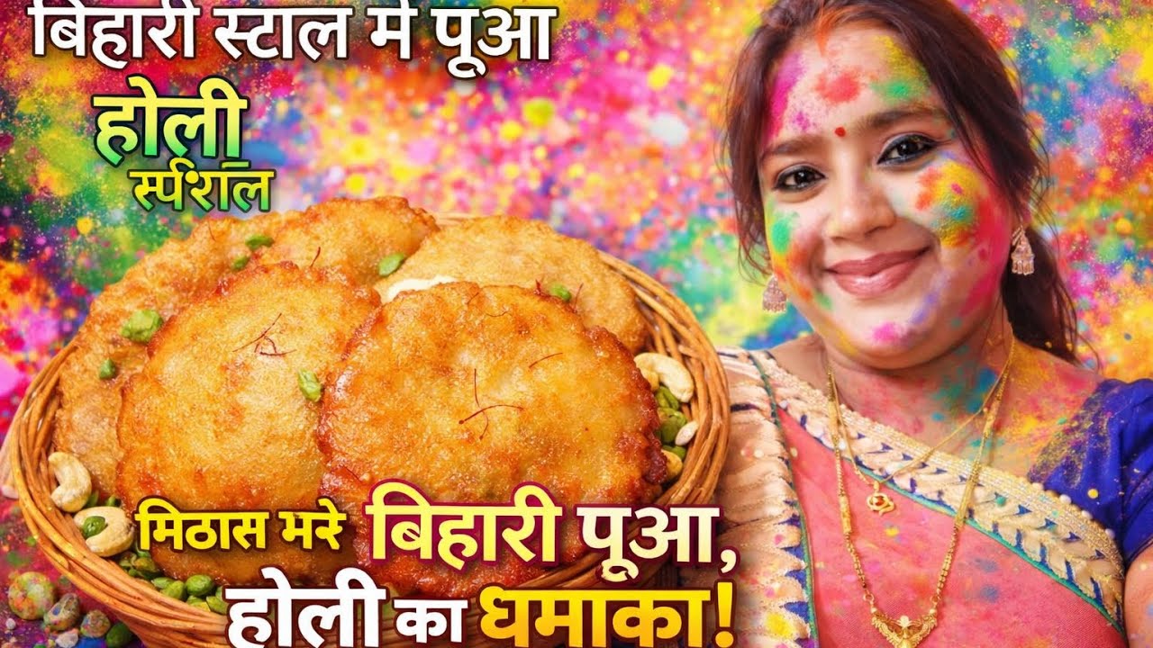 अनिता की रसोई से: पुआ की परंपरा पुआ का स्वाद: होली मे खास बिहारी इटाईल मे,