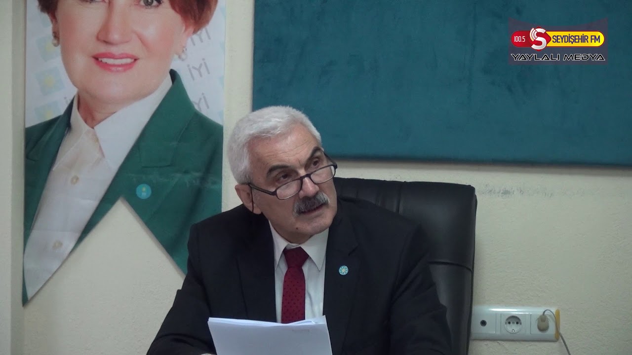 İYİ PARTİ SEYDİŞEHİR İLÇE BAŞKANI DÖNDERİCİ BOMBAYI PATLATIYORUZ DEDİ