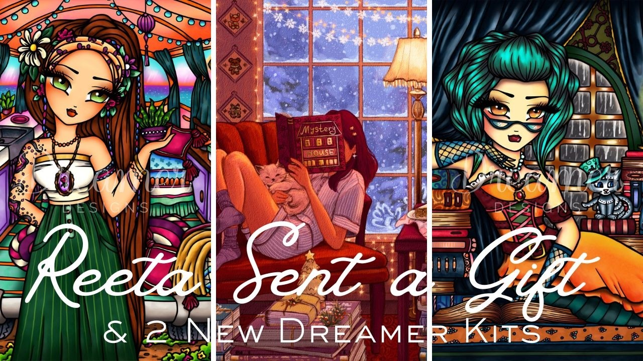 Распаковка: Рита прислала подарок и 2 новых набора для дизайна Dreamer Design Kits.