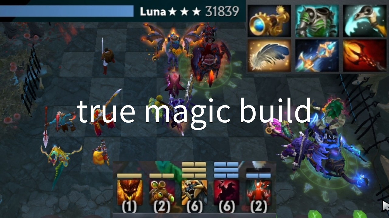 luna TRUE magic build - Dota Auto Chess DAC
