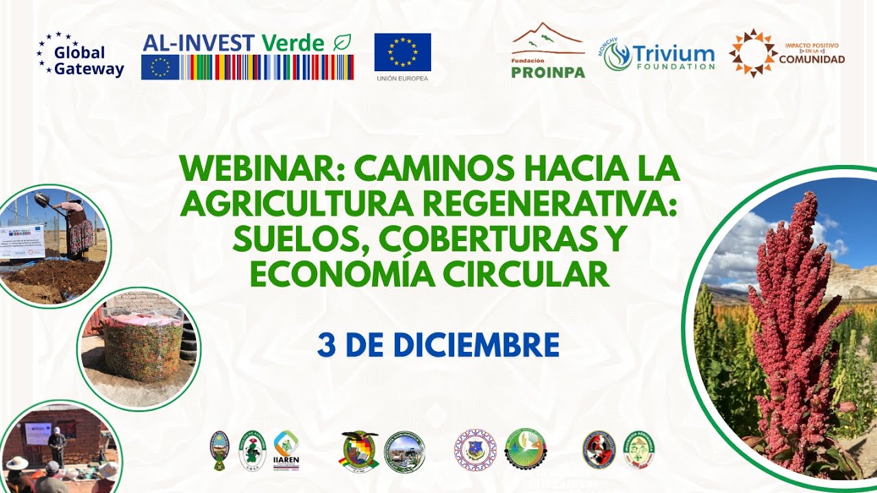 Caminos hacia la Agricultura Regenerativa: Suelos, Coberturas y Economía Circular | Webinar 2025