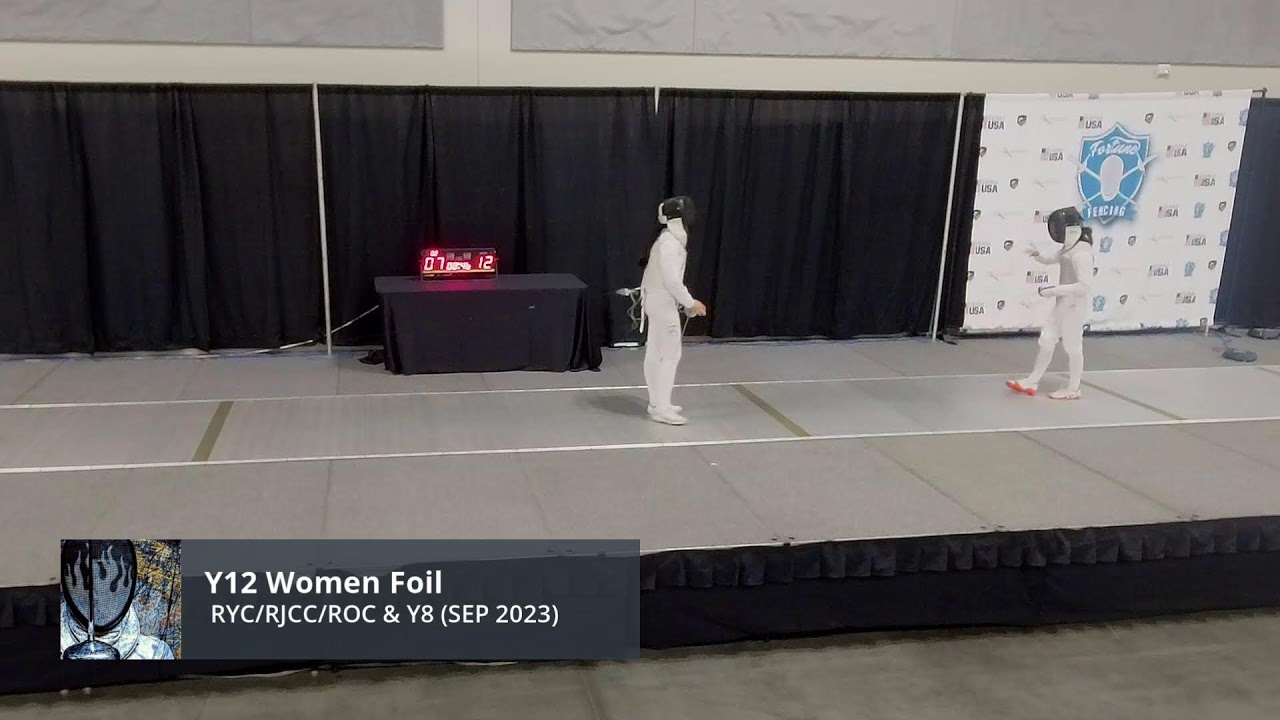 Y12 Women Foil - Fortune Fencing RYC/RJCC/ROC(D1A, DV2, VET) & Y8