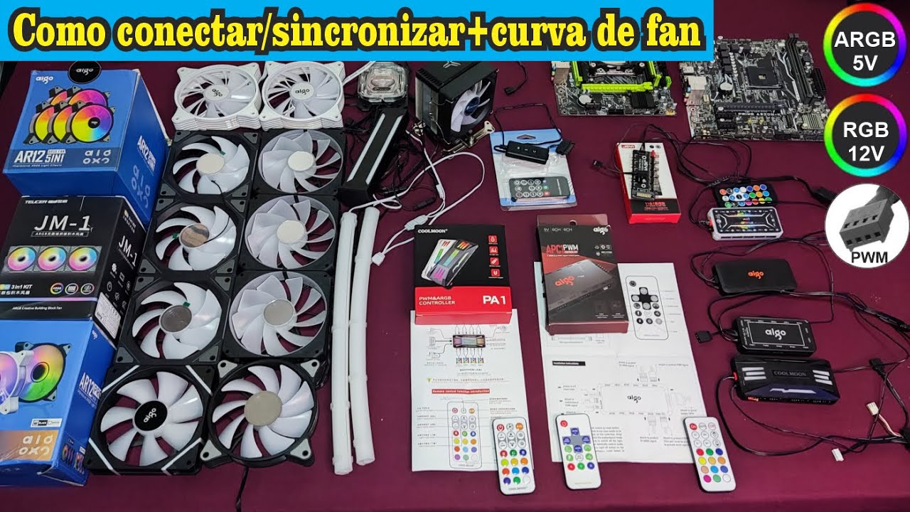 Tudo sobre controladoras ARGB 5V / PWM AIGO, TEUCER e COOLMOON