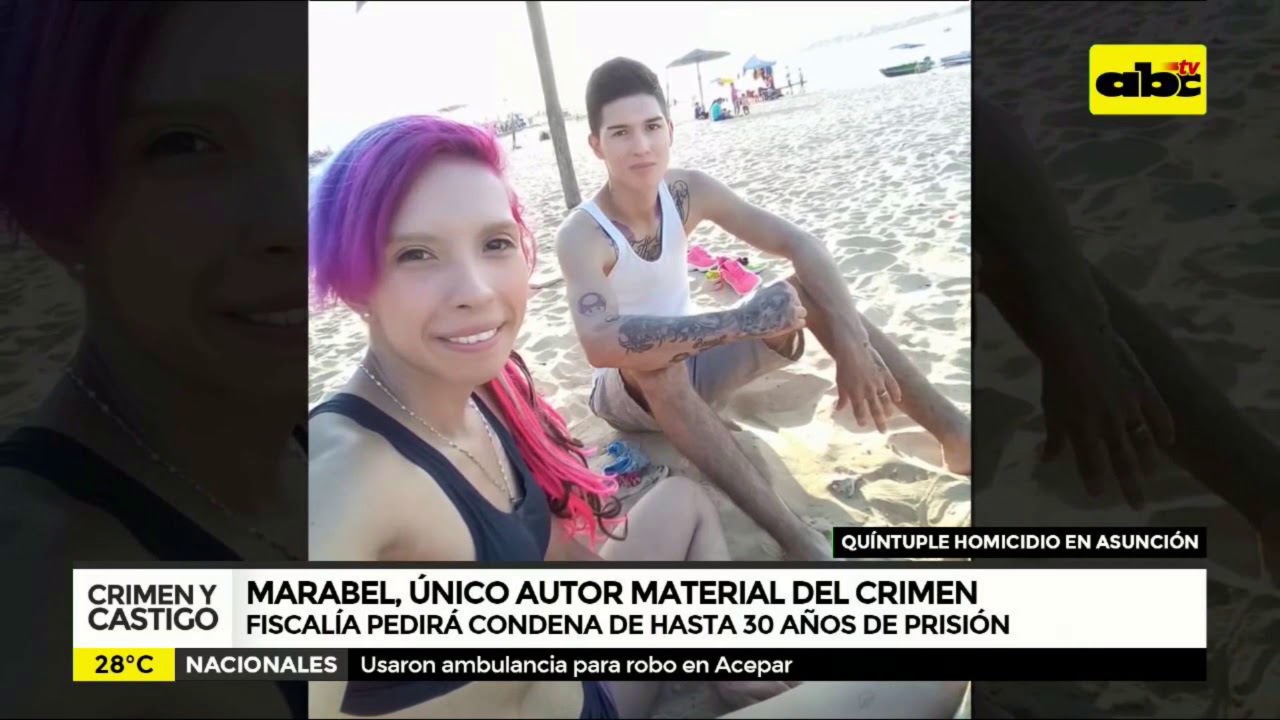 Crimen y Castigo: Marabel, único autor del crimen material