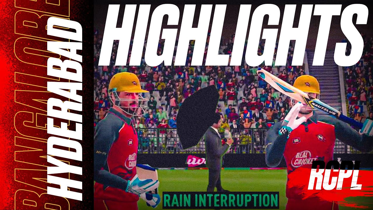 EPIC Low-Scoring Thriller! Rain, Collapse & More - RCB vs. SRH🔥 - IPL/RCPL in Real Cricket 24 #8