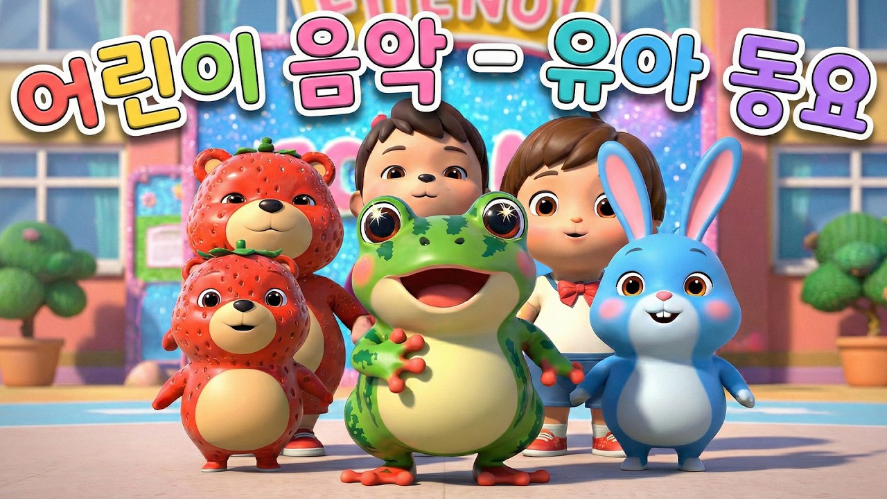 어린이 음악 ✨ 유아 동요 | 즐겁게 따라 부르는 한국 키즈송