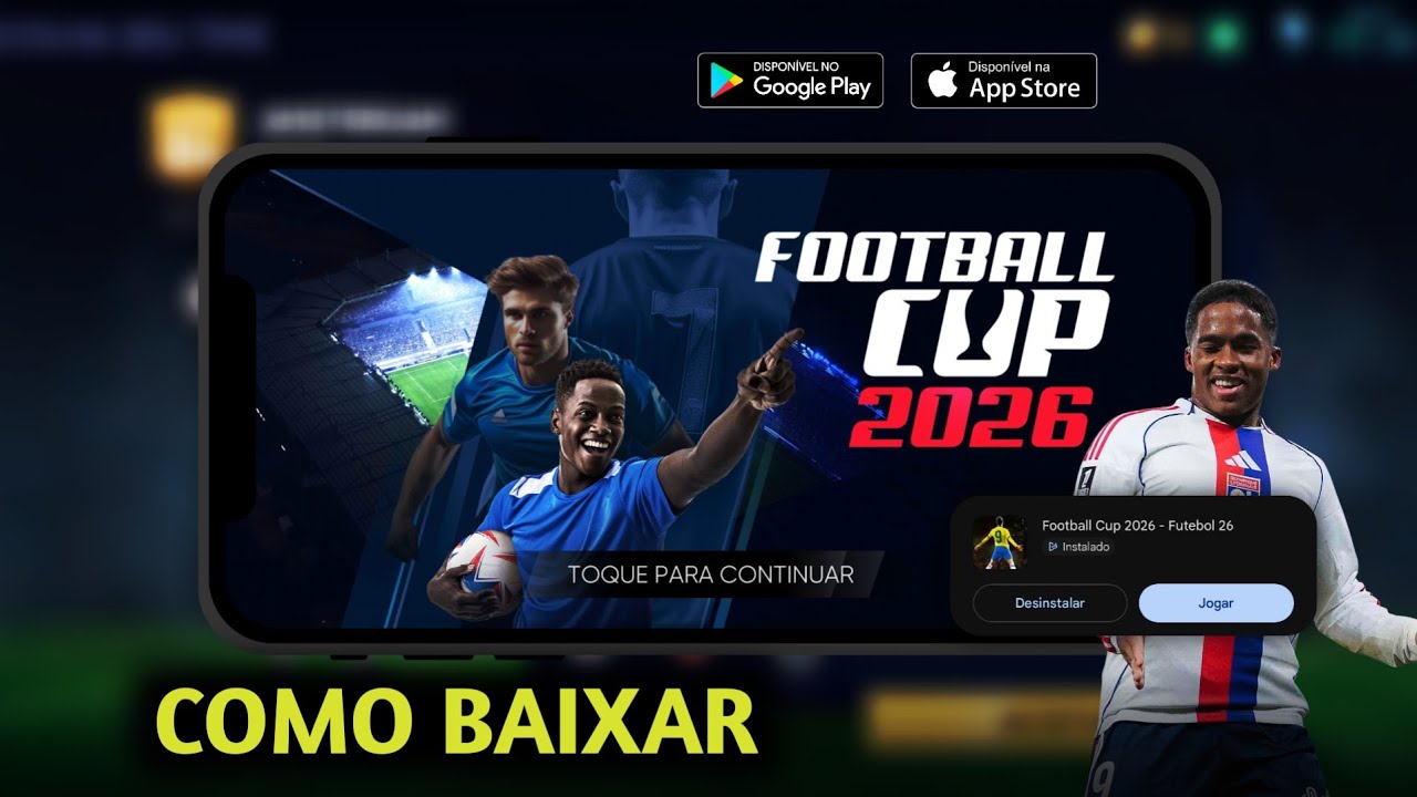 COMO BAIXAR FOOTBALL CUP - JOGO MOBILE PARA ANDROID 11, 12, 13, 14, 15 e 16.