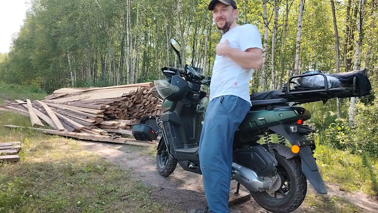 Первый мотоцикл в жизни.Скутер Tank150, wangya. Отзыв после 10 дней обкатки #скутер #tank150 #wangya