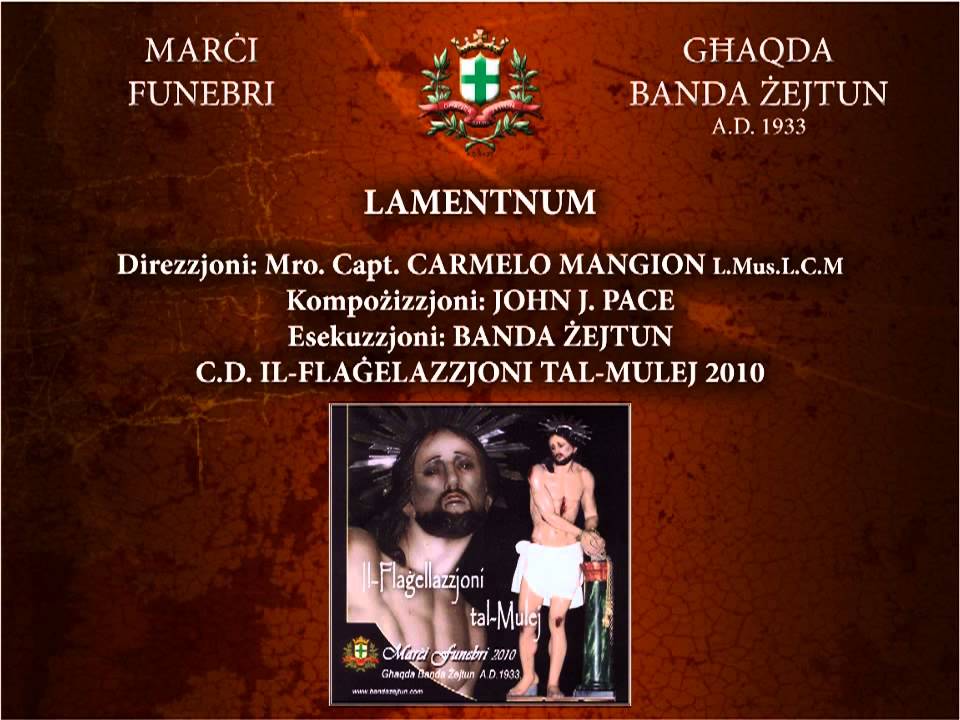 BANDA ZEJTUN - Lamentum