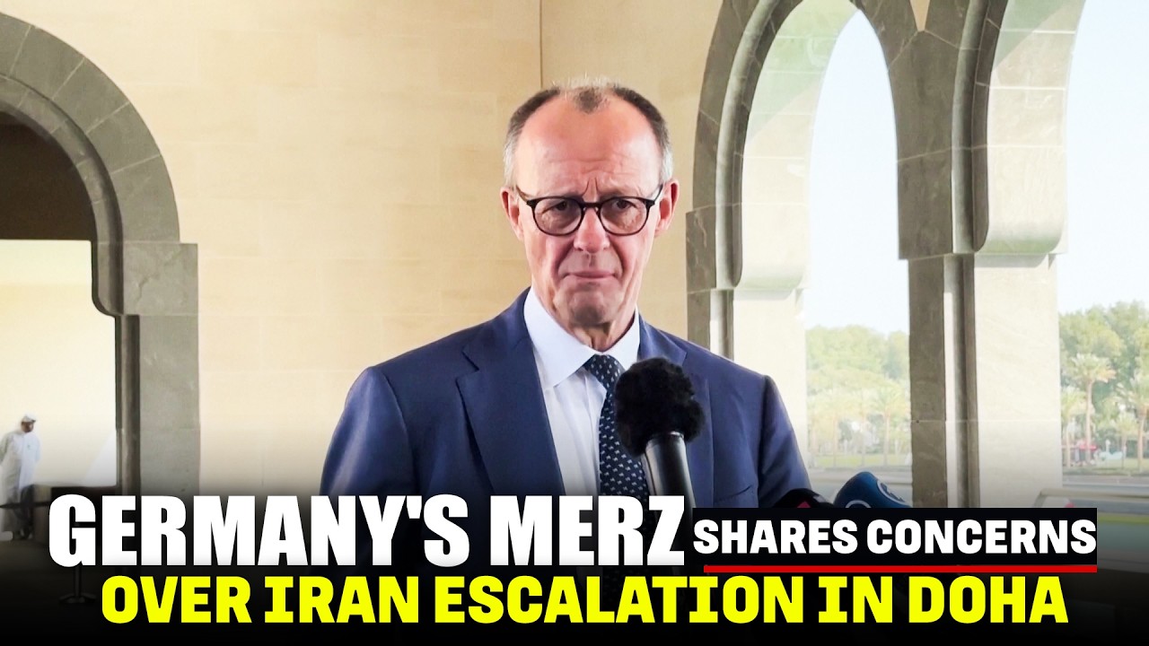 Germany's Merz shares concerns over Iran escalation on Gulf trip