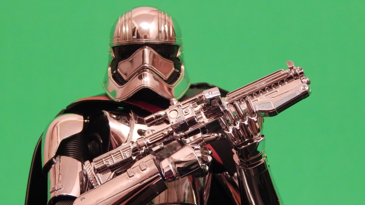 Bandai Star Wars Captain Phasma Model Kit Build and Review The Force Awakens