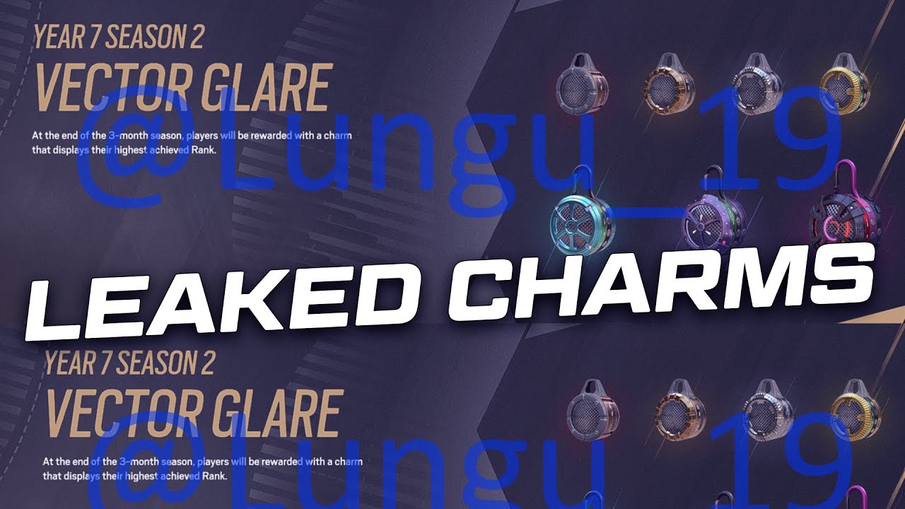 Rainbow Six Siege Y7S2 Operation Vector Glare RANKED CHARMS Leaks