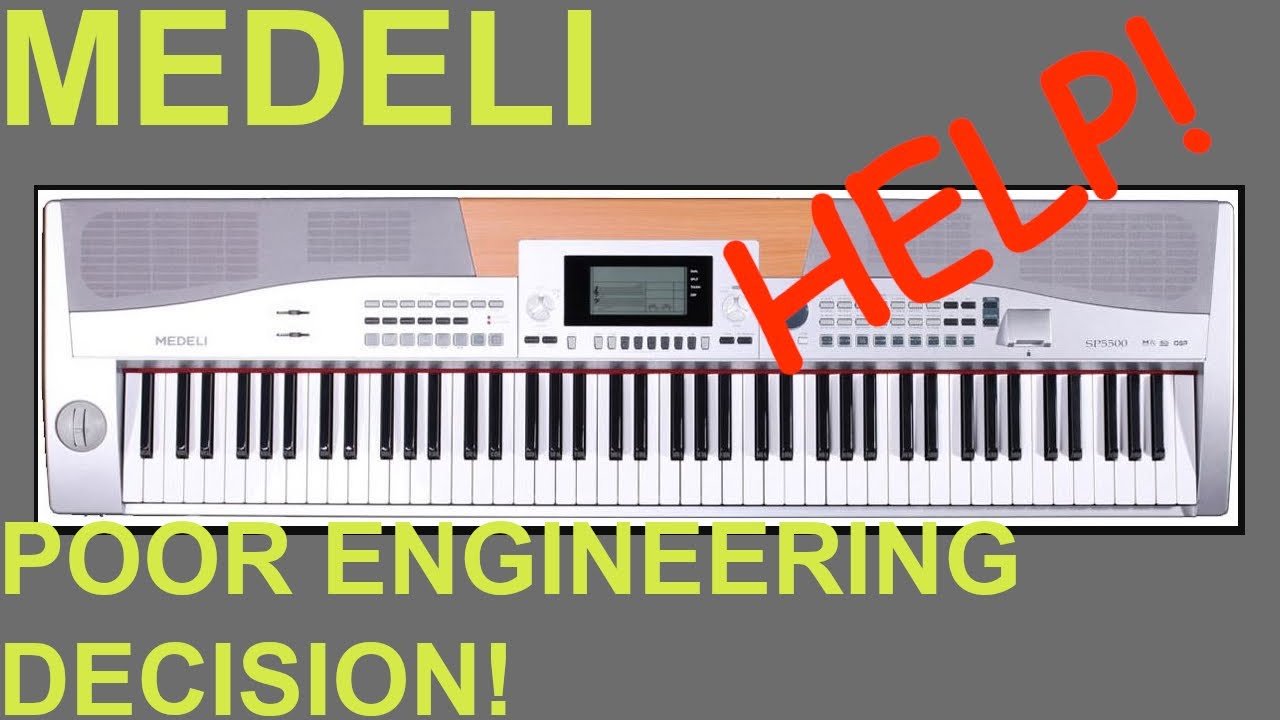 Medeli/Thomann/Clifton/gear4music SP5500 digital piano fault analysis