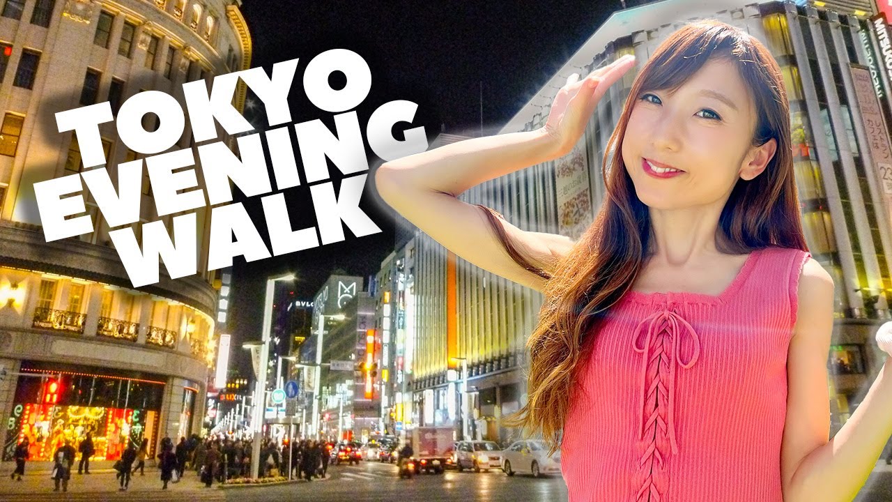 What's the Wednesday Evening Like in Tokyo's Most Luxurious Area? | Walk in Ginza